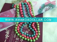 Wholesale 2011 fashion kids beaded necklace