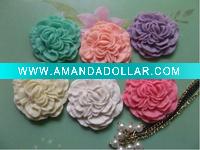 Wholesale 2011 newest assorted jewelry resin flower!! Promotion!!