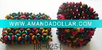 Wholesale colorful wood beads bracelet