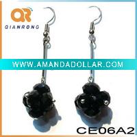 Wholesale 2011 Handmade Stick Crystal Bead Earrings