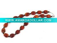 acrylic beads handmade beaded necklace