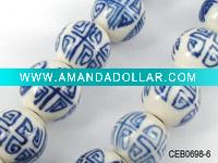 Handmade porcelain beads