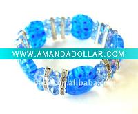 Wholesale glass beaded bracelet SBR-10271