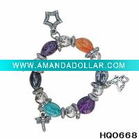 Wholesale Fashion handmade stretchy bracelet bangle
