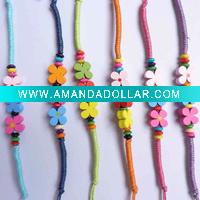 Characteristic friendship jewelry daisy shape wristband weave string friendship bracelet