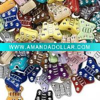 Wholesale Fashion acrylic beads,assorted colors, 10x8mm butterfly!!