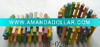 Wholesale colorful wood beads bracelet