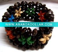 Wholesale fashion beads wooden bracelet
