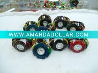 Wholesale Assorted Colorful Coconut Bracelet Watches
