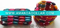 Wholesale colorful wood beads bracelet