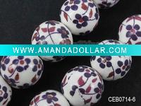 Handmade porcelain beads