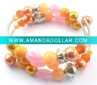 plastic bead bracelet