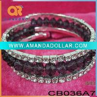 2011 Telescopic Crystal Bead Bangles Bracelet