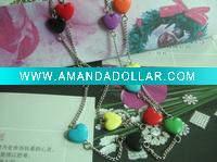 Wholesale 2011 fashion kids chain heart necklace