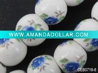 Handmade porcelain beads
