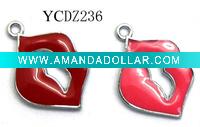 Wholesale YCDZ236 Red Mouth Charms