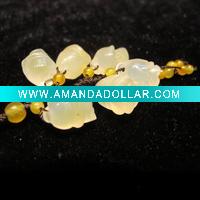 Raw Jade Mobile Phone Charm