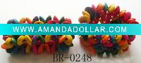 Wholesale colorful wood beads bracelet