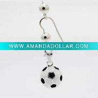 Wholesale football charms for charm braclet and kids jewelry and promotion gift 1104