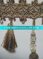 Wholesale Tassel fringe with bead trim