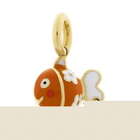 Wholesale C628 sealife fish enamel clip on clasp charm