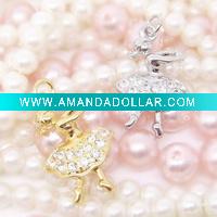 Wholesale hot sale dancer charm (17107)