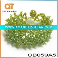 Wholesale 2011 European and American fashion charm bracelets beaded crystal jewelry