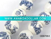 Handmade porcelain beads