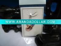 Wholesale noble 925 sterling silver gold filled charms w/CZ jewel