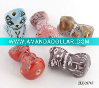 Wholesale Handmade porcelain beads, cat