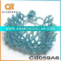 Wholesale 2011 European and American fashion charm bracelets beaded crystal jewelry