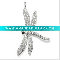 Wholesale dragonfly charms for charm braclet and kids jewelry and promotion gift 1078