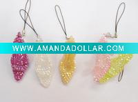 Wholesale promotional gift lanyard charms for cell phone DH-203 with rhinestone high-heeled shoes