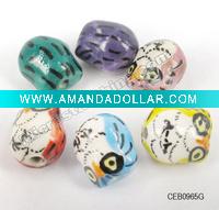 Wholesale Handmade porcelain Beads, owl