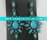assorted beads studded earrings