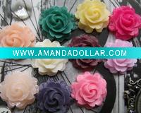 Wholesale Best-selling-Assorted resin flower!! Charming jewelry resin!!