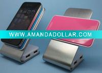 Wholesale rotatable mobile holder with 4 ports usb hub