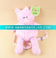 100% polyester pig backpack