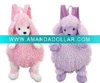 Kid's stuffed and plush toy school backpack