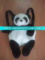 children plush panda backpack