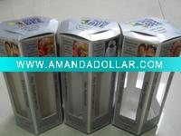 Wholesale OEM offset printed packing paper hexagon shaped box