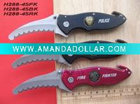 clasp knife with aluminum handle - H288-45