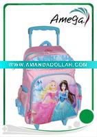 Wholesale Wheeled school bag in 420D
