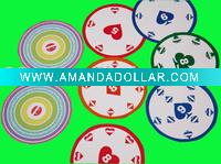 round shape playing card