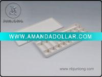 Wholesale 25 lattice rectangle Plastic painting box with hard cover