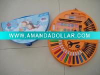 Wholesale 57pcs art set crayon oil pastel