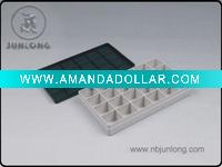 Wholesale 24 lattice deep rectangle Plastic painting box with soft cover