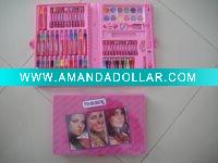 Wholesale 86pcs stationery set with a carrying box