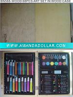 Wholesale 68PCS WOOD ART SET