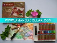 Wholesale Non-toxic 24 color oil pastel